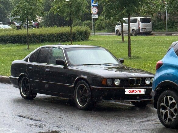 1990 BMW 5 серии 525i III (E34), чёрный, 150000 рублей - вид 5