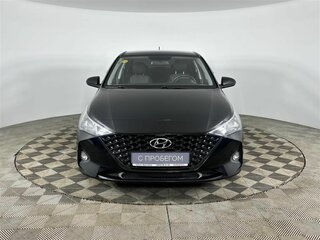 2021 Hyundai Solaris II Рестайлинг, чёрный, 1670000 рублей, вид 2