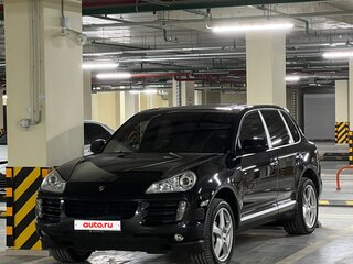 2008 Porsche Cayenne S I Рестайлинг (957), чёрный, 1700000 рублей, вид 1