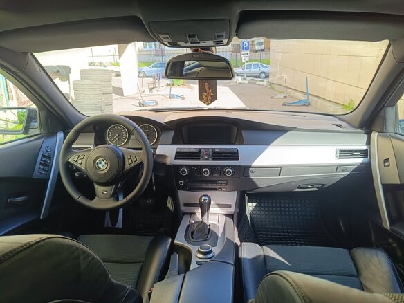 2005 BMW 5 серии 525i V (E60/E61), синий, 1000525 рублей - вид 7
