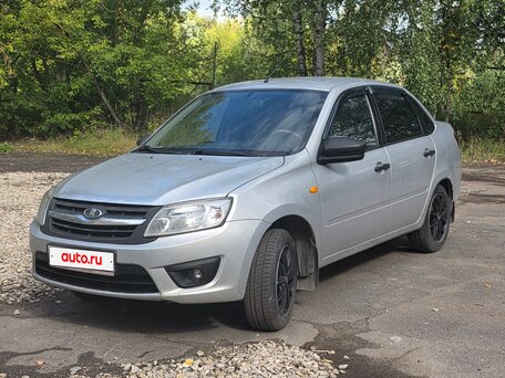 2017 Lada (ВАЗ) Granta I, серебристый, 390000 рублей, вид 1