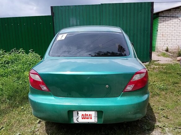 2001 Kia Rio I, зелёный, 200000 рублей - вид 5