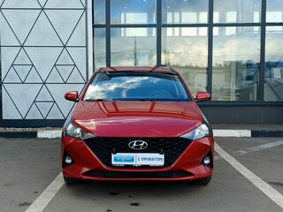 2021 Hyundai Solaris II Рестайлинг, красный, 1599000 рублей, вид 2