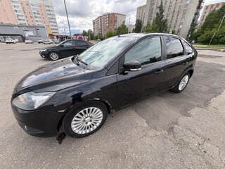 2008 Ford Focus II Рестайлинг, чёрный, 375000 рублей, вид 5