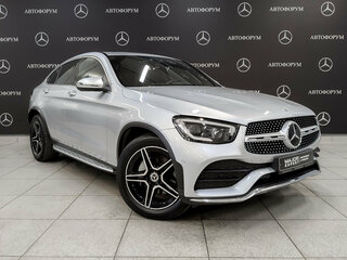 2021 Mercedes-Benz GLC Coupe 300 I (C253) Рестайлинг, серебристый, 5250000 рублей, вид 3