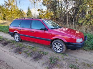 1991 Volkswagen Passat B3, красный, 125000 рублей, вид 2