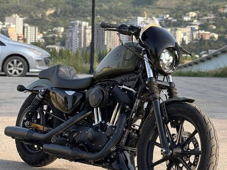 2021 Harley-Davidson XL1200, зелёный, 970000 рублей, вид 2