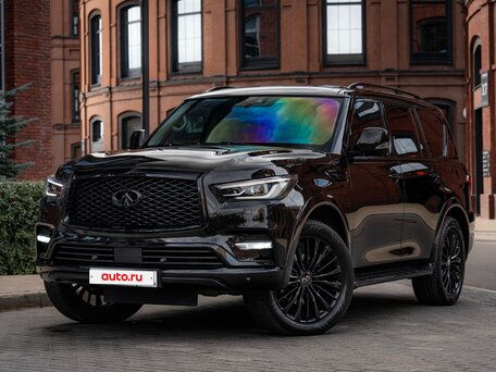 2018 Infiniti QX80 I Рестайлинг 2, чёрный, 3990000 рублей, вид 1