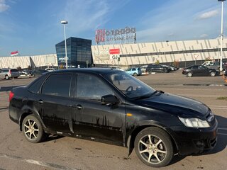2013 Lada (ВАЗ) Granta I, чёрный, 320000 рублей, вид 2