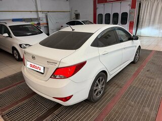 2015 Hyundai Solaris I Рестайлинг, белый, 990000 рублей, вид 2