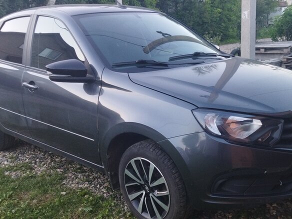 2024 Lada (ВАЗ) Granta I Рестайлинг, серый, 850000 рублей - вид 3