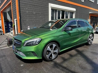 2016 Mercedes-Benz A-Класс 160 III (W176) Рестайлинг, зелёный, 1500222 рублей, вид 2