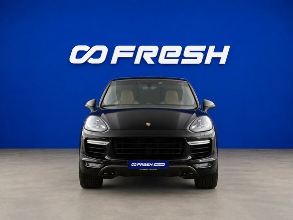 2014 Porsche Cayenne Turbo II Рестайлинг (958), чёрный, 3697414 рублей - вид 2