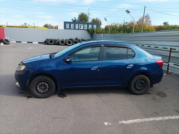 2015 Renault Logan II, синий, 675000 рублей - вид 6