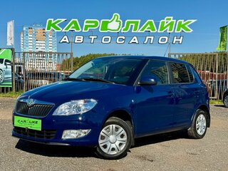 2011 Skoda Fabia II Рестайлинг, синий, 545000 рублей, вид 2