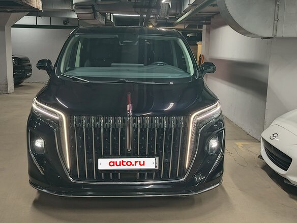 2022 Hongqi HQ9, чёрный - вид 1