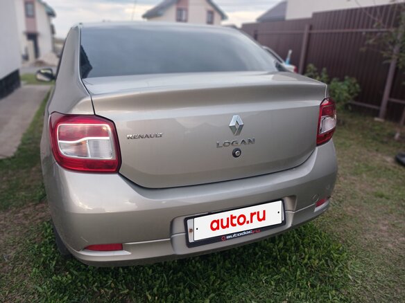 2014 Renault Logan II, бежевый, 350000 рублей - вид 1