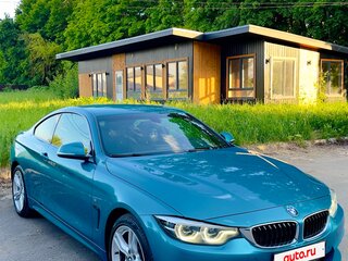 2017 BMW 4 серии 420d xDrive F32/F33/F36 Рестайлинг, синий, 3900000 рублей, вид 3