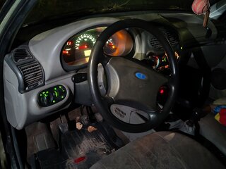 2007 Lada (ВАЗ) Kalina I, жёлтый, 80000 рублей, вид 4
