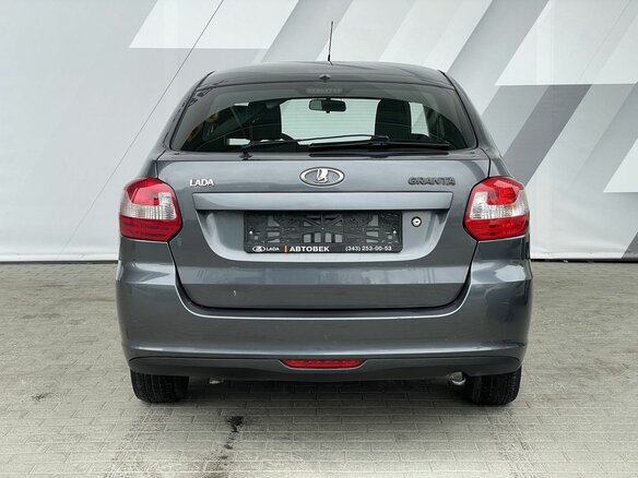 2018 Lada (ВАЗ) Granta I Рестайлинг, серый, 745000 рублей - вид 5