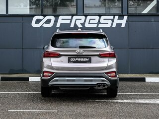 2019 Hyundai Santa Fe IV, бежевый, 3184000 рублей, вид 4