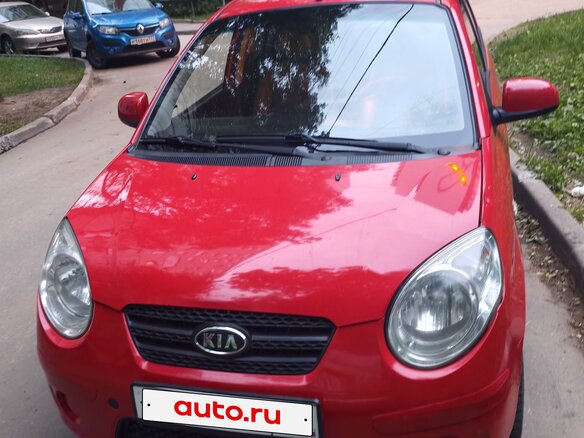 2010 Kia Picanto I Рестайлинг, красный, 540000 рублей - вид 3