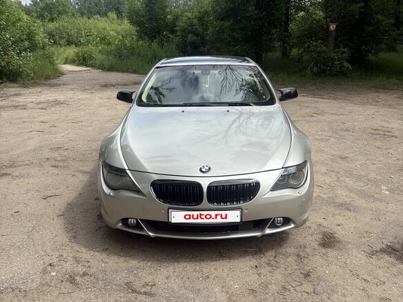2004 BMW 6 серии 645i II (E63/E64), серый - вид 3