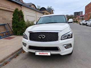 2016 Infiniti QX80 I Рестайлинг, белый, 3400000 рублей, вид 1