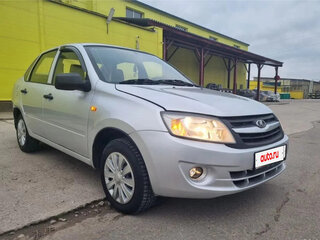 2012 Lada (ВАЗ) Granta I, серебристый, 400000 рублей, вид 4