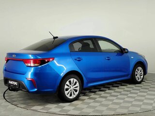 2017 Kia Rio IV, синий, 1090000 рублей, вид 3