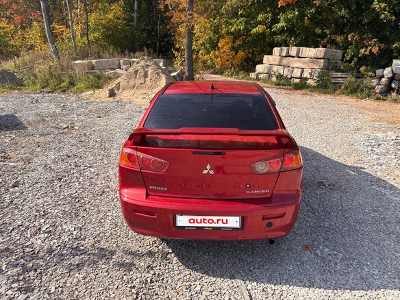 2008 Mitsubishi Lancer X, красный, 600000 рублей - вид 8