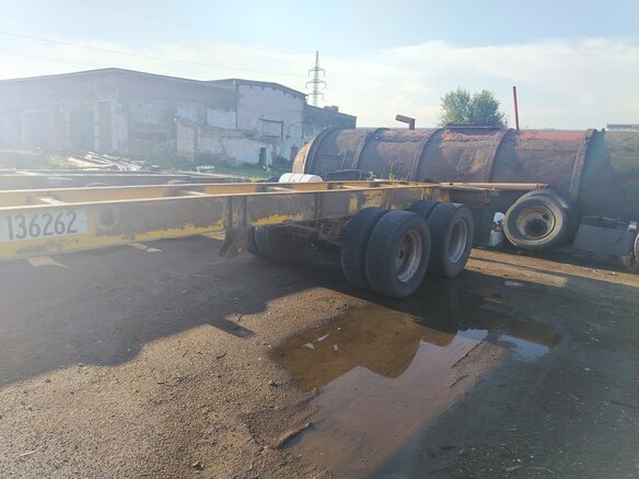 1996 Monon Полуприцеп - контейнеровоз, жёлтый, 270000 рублей - вид 7