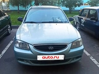 2008 Hyundai Accent ТагАЗ II, серебристый, 500000 рублей, вид 1