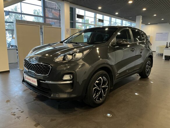 2021 Kia Sportage IV Рестайлинг, серый, 2540000 рублей - вид 6
