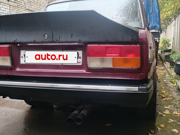 2002 Lada (ВАЗ) 2107, пурпурный - вид 2