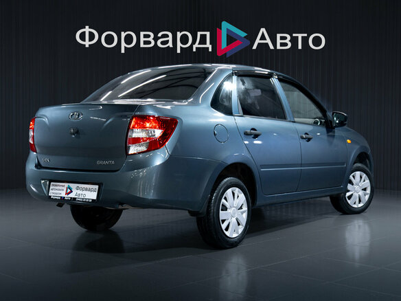 2013 Lada (ВАЗ) Granta I, синий, 360000 рублей - вид 6