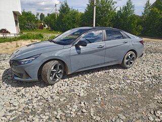 2021 Hyundai Elantra VII (CN7), чёрный, 1950000 рублей, вид 4