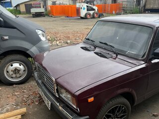 2007 Lada (ВАЗ) 2107, пурпурный, 90000 рублей, вид 1