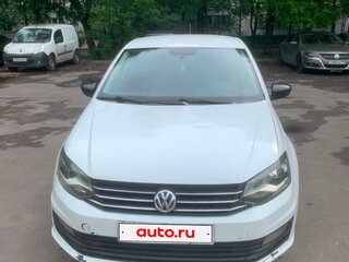 2017 Volkswagen Polo V Рестайлинг, белый, 520000 рублей, вид 1