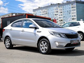 2012 Kia Rio III, серебристый, 879000 рублей, вид 4