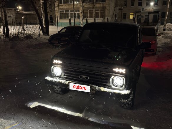 2007 Lada (ВАЗ) 2121 (4x4) I Рестайлинг, синий, 300000 рублей - вид 2