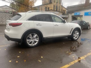 2012 Infiniti FX30d II (S51) Рестайлинг, белый, 1350000 рублей, вид 2