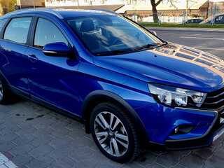 2020 Lada (ВАЗ) Vesta SW Cross I, синий, 1050000 рублей, вид 2