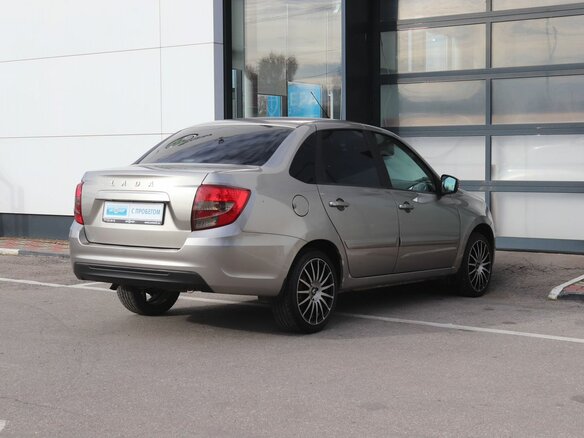 2019 Lada (ВАЗ) Granta I Рестайлинг, серый, 588000 рублей - вид 4