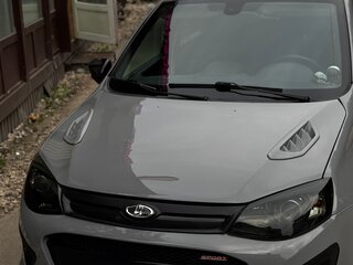 2015 Lada (ВАЗ) Kalina Sport II, серый, 950000 рублей, вид 3