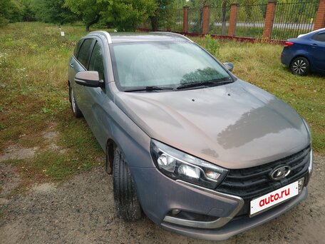 2018 Lada (ВАЗ) Vesta SW I, серый, 930000 рублей, вид 1