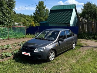 2013 Lada (ВАЗ) Granta I, серебристый, 300000 рублей, вид 1