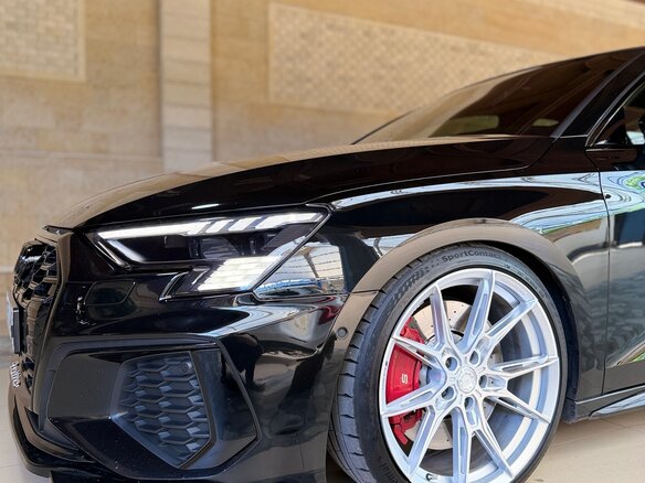2021 Audi S3 IV (8Y), чёрный - вид 8