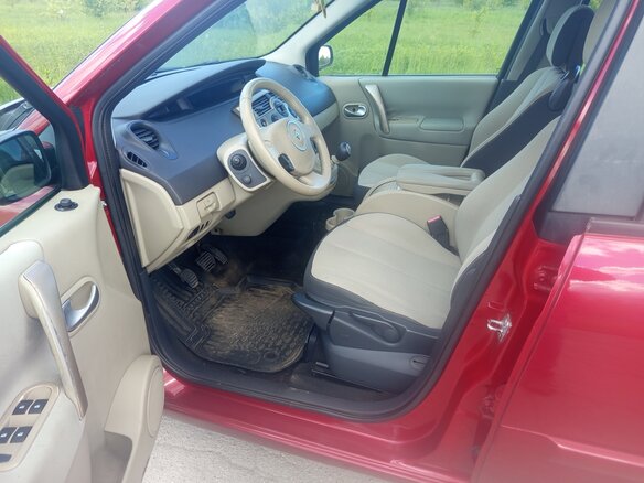2009 Renault Scenic II Рестайлинг, красный, 598000 рублей - вид 7