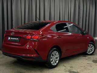 2021 Hyundai Solaris II Рестайлинг, красный, 1319777 рублей, вид 2